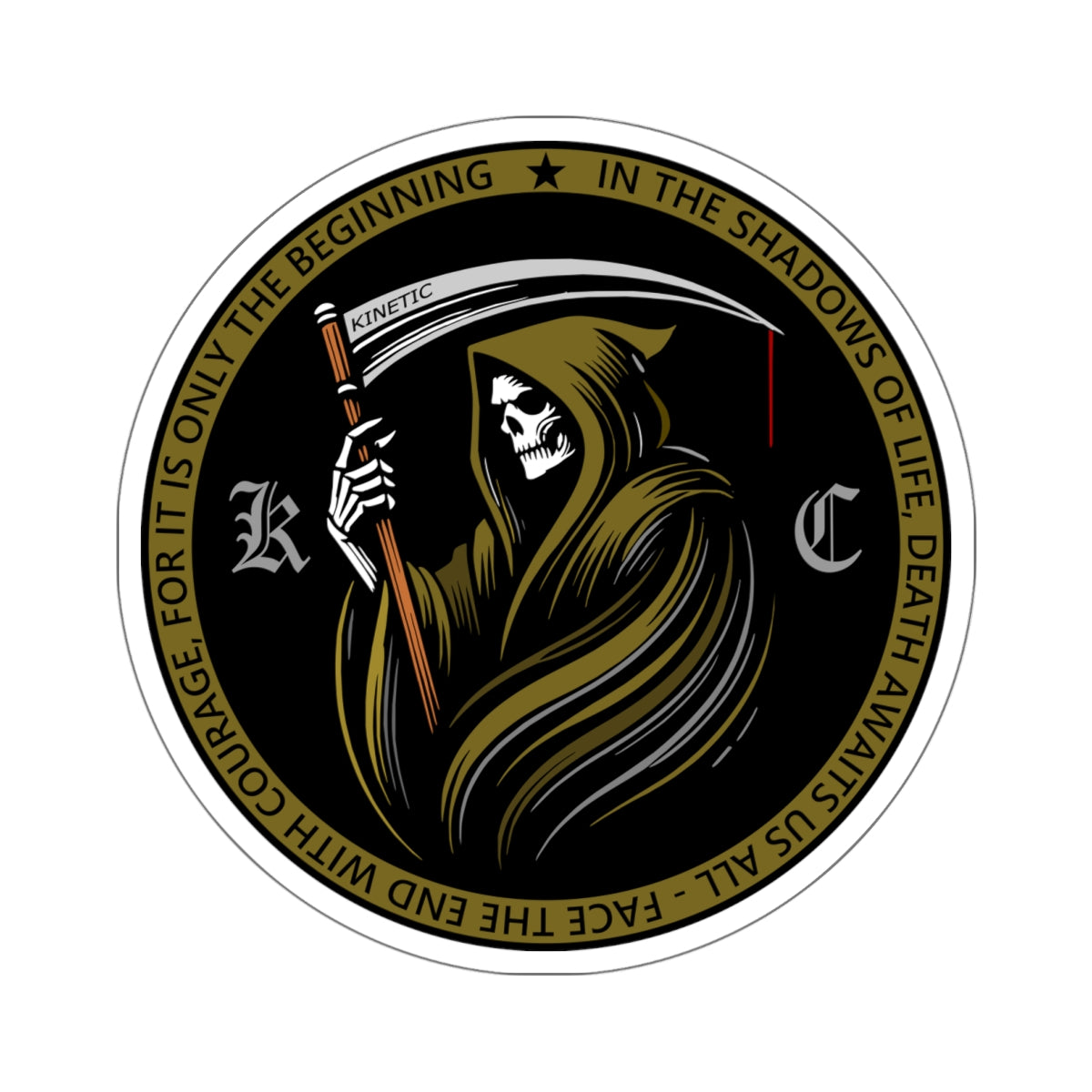 Embrace The Reaper Sticker