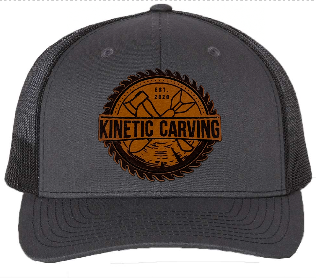 Kinetic Carving Official Logo - Charcoal/Black Richardson 112