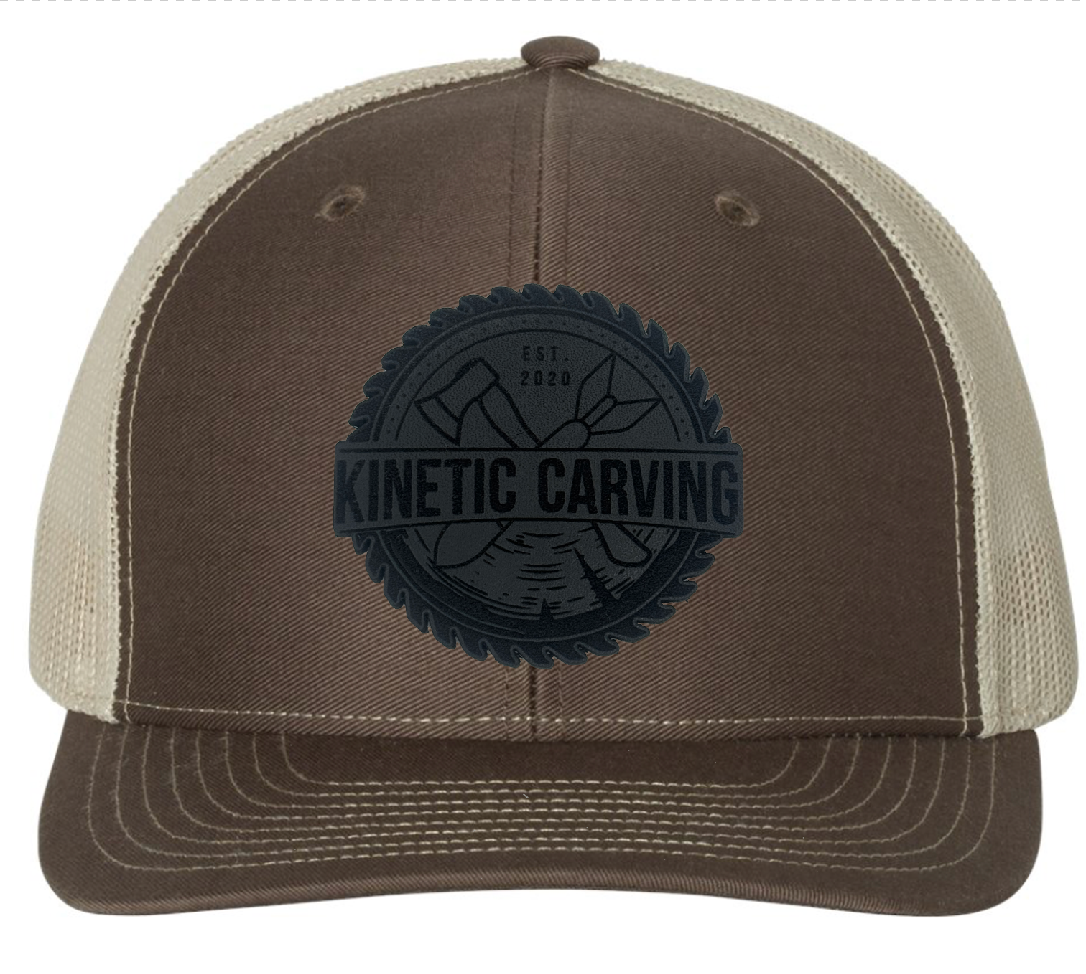 Kinetic Carving Official Logo - Brown/Khaki Richardson 112