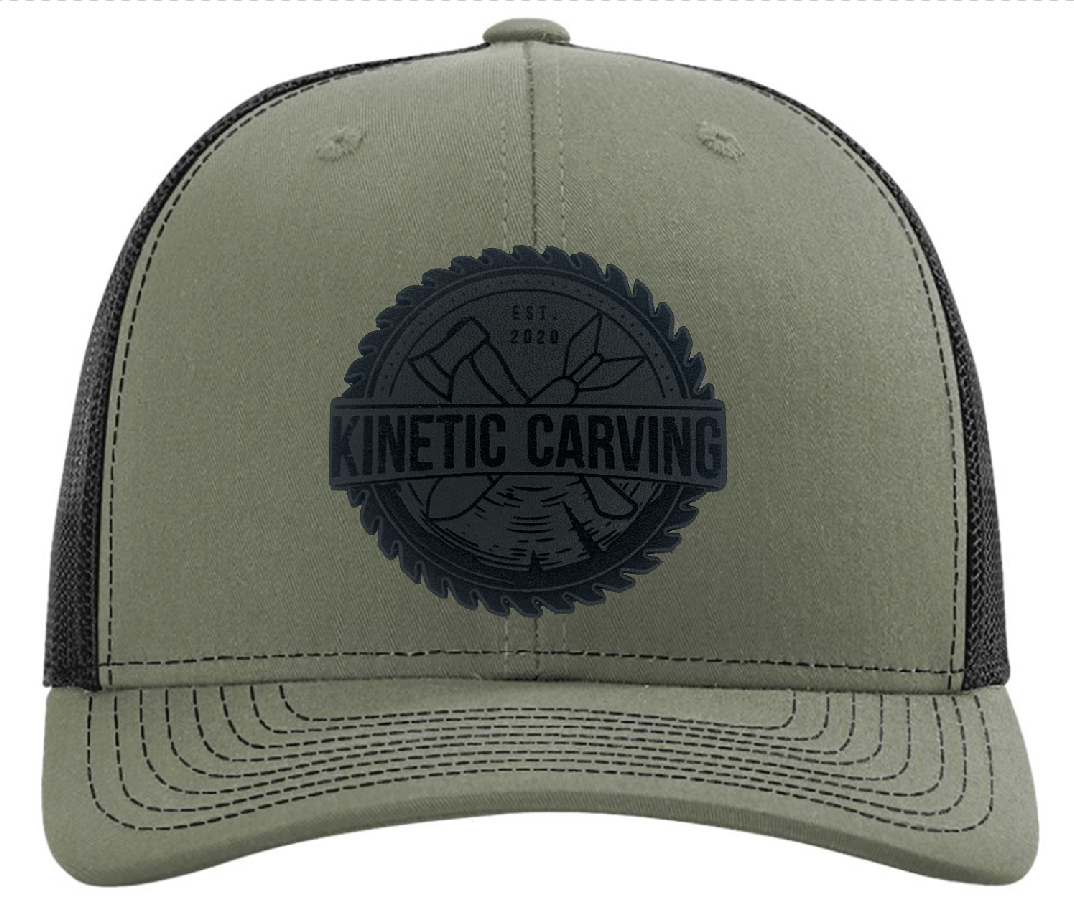 Kinetic Carving Official Logo - Loden Black Richardson 112