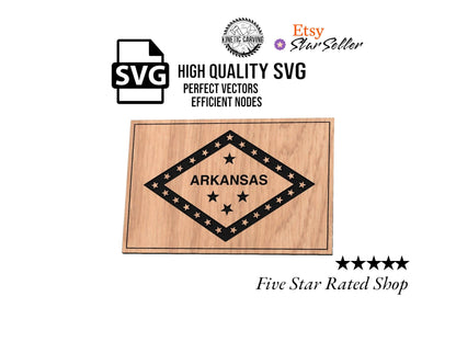 Arkansas State Flag SVG