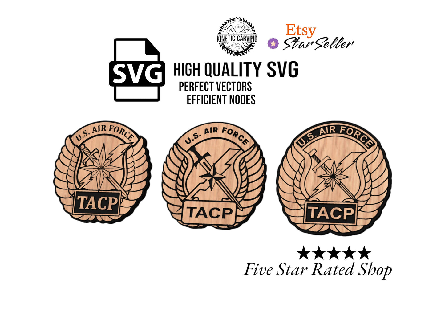 Air Force TACP (Three Versions) SVG