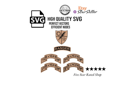 75th Ranger Regiment Combo Pack SVG