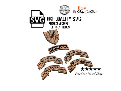 75th Ranger Regiment Combo Pack SVG