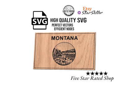 Montana State Flag SVG