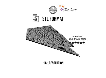 3D STL Terrain Model of Nevada, USA