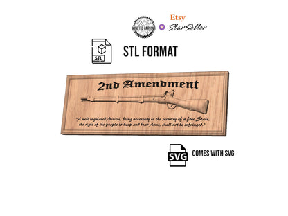 2nd Amendment STL Rifle Banner